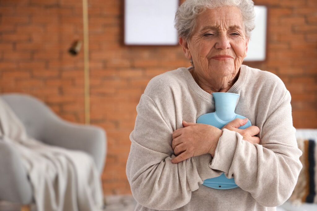 ice packs or warm compresses for pain